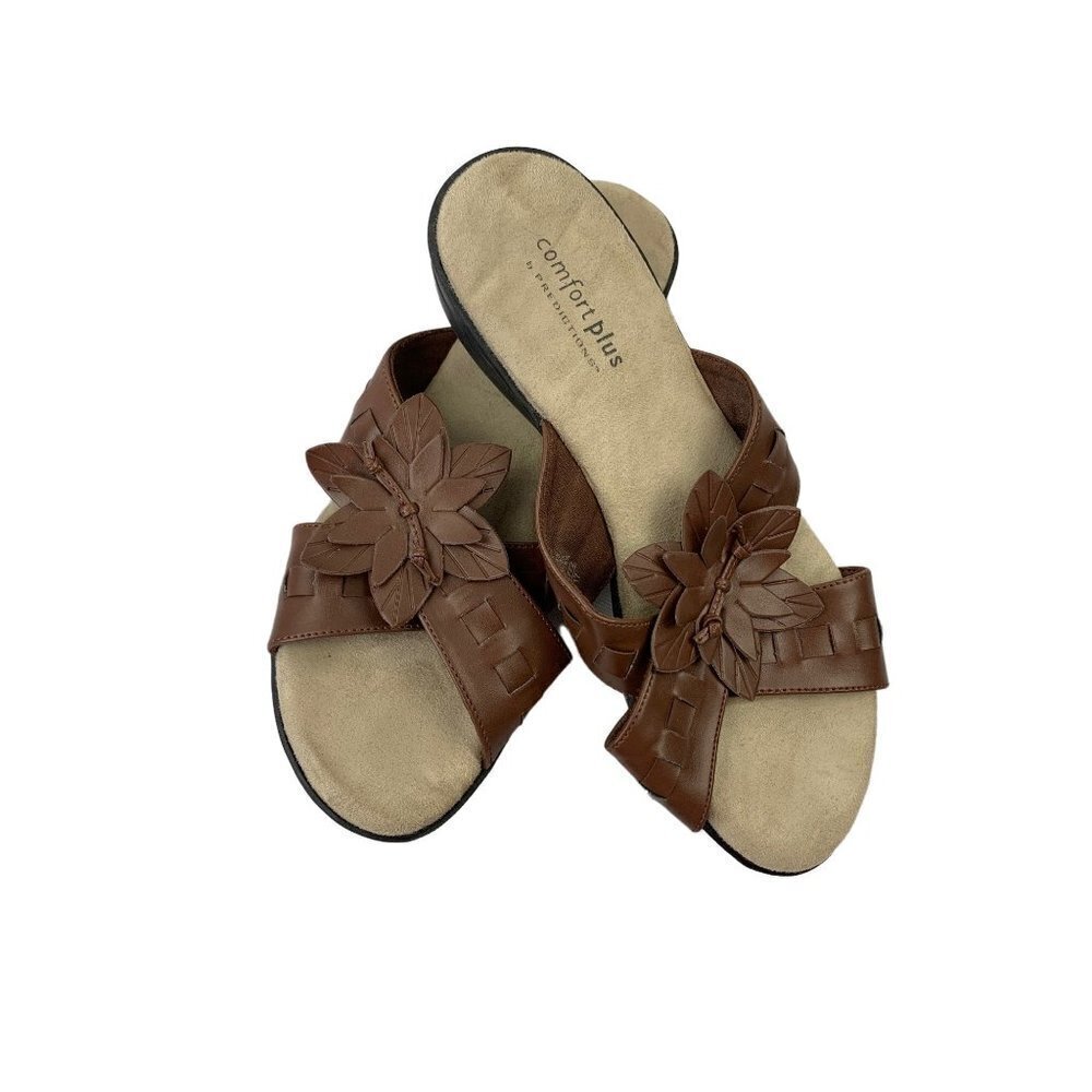 Comfort Plus by Predictions Women's Brown Sandals